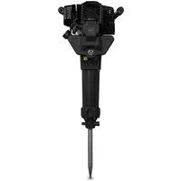 EBERTH Abbruchhammer Stemmhammer 2,5PS - Bohrmaschinen mit kraftvollem 2-Takt Motor, ideal für anspruchsvolle Abbrucharbeiten und ausgestattet mit SDS HEX Sechskantaufnahme für einfachen Werkzeugwechsel.