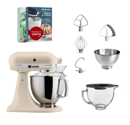 KitchenAid Küchenmaschine KitchenAid 4,8 L 5KSM175 Artisan Glasset mit Glasschüssel