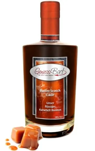 Butter Scotch Likör 0,35L Karamell Bonbon mit einem Hauch Whisky 18% Vol.