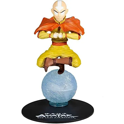 McFarlane Avatar der letzte Airbender Actionfigur Aang - Actionfigur für Kinder, detailreiche und bewegliche Aang Figur aus der Serie Avatar, 30 cm groß mit austauschbaren Teilen und Base für kreatives Spielen.
