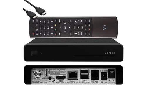 VU+ Zero DVB-S2 Linux Satellitenreceiver - Full HD 1080p, gebraucht wie neu, ideal für beste Fernseherlebnisse