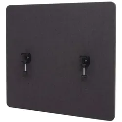 MCW Akustik-Tischtrennwand Braun 65x60 cm - Pinnwandzubehör, schalldämmend und multifunktional als Trennwand und Pinnwand nutzbar, sorgt für mehr Privatsphäre und ein angenehmeres Arbeitsumfeld.