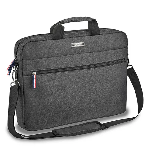 Pedea Laptoptasche 17,3 Zoll URBAN-HIP - Laptop-Schultertasche mit dickem Polster und wasserabweisendem Material für optimalen Schutz. Viel Stauraum für Zubehör und komfortabler, verstellbarer Schultergurt.