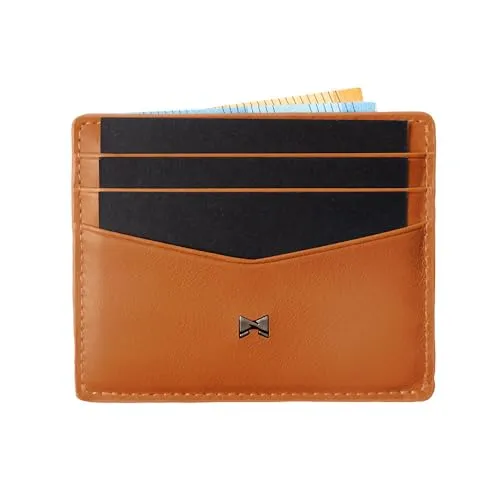 Gentlemen’s Kartenetui – Premium Rindsleder mit RFID-Schutz - Herren-Geldbörsen mit patentiertem Slim Design, bietet Platz für Karten, Scheine, Münzen und Tracker – stilvoll und sicher.