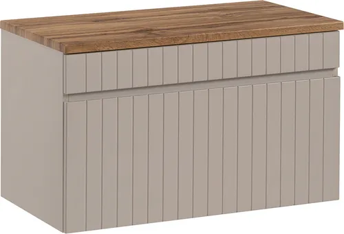 Lomadox Waschbeckenschrank IRAKLIO-56-CASHMERE