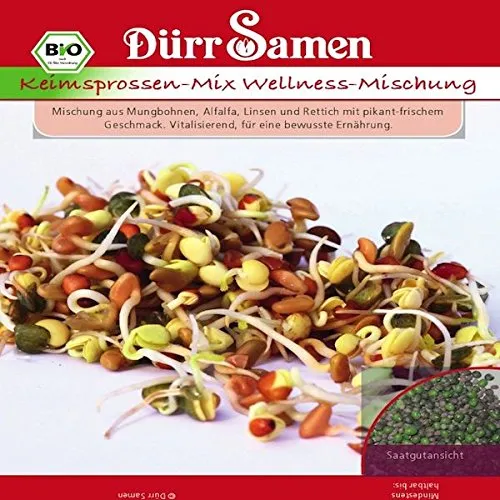 Bio Keimsprossen Wellness-Mischung - Inhalt: 75 g von Dürr Samen