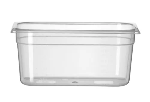 Produktbild HENDI Gastronormbehälter, Temperaturbeständig von -40° bis 80°C, Skalierung, Geruchs- und geschmackneutral, 5,7L, Polypropylen, GN 1/3, 325x176x(H) 150mm, Transparent