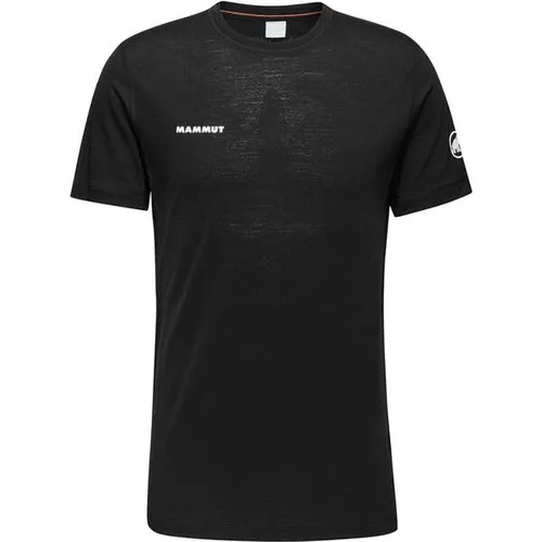 Mammut Tree Wool FL T-Shirt Men XXL - Black - Herren Skitourenunterwäsche aus 100% Naturfasern, kombiniert Merinowolle und Lyocell für optimale Atmungsaktivität und schnelle Trocknung. Ideal für Outdoor-Aktivitäten und schützt das Tierwohl.