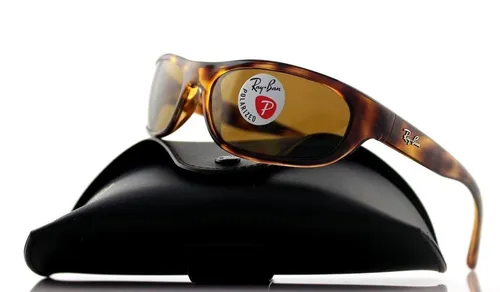 Ray Ban RB4033 642/47 60MM Polarisierte Wrap Sonnenbrille Predator Tortoise