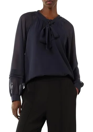 comma Bluse Blue - Größe 38, stilvoll und komfortabel für jeden Anlass