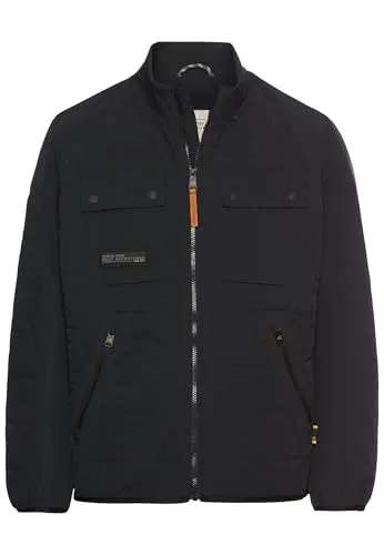 camel active Herren Blouson Dunkelblau - Funktionsjacke mit elastischen Bündchen, wasserabweisend und winddicht, ideal für aktive Freizeitgestaltungen.