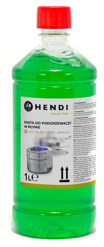 Brennpaste dickflüssig auf Ethanolbasis 1 l Flasche - Ideal für Brennpastenbehälter, sorgt für langanhaltende Wärme und gleichmäßige Hitzeverteilung beim Buffet oder Fondue.