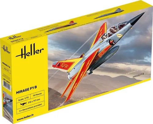 Heller 80319 :  MIRAGE F1 B  -  frz. Düsenjet  -  Kit 1:72