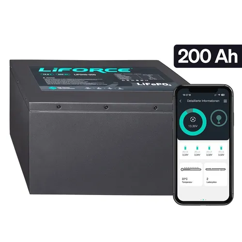 LiFORCE LiFePO4 200Ah Versorgerbatterie USt-befreit nach §12 Abs.3 Nr.1 S.1 UStG