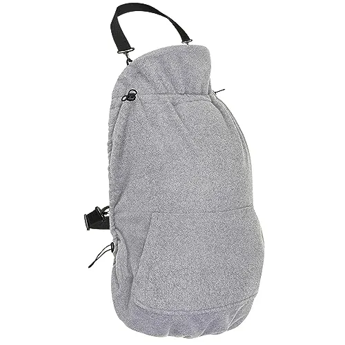 Hoppediz Babytrage Fleece-Cover Basic stone - Babytragen für Babys ab Geburt, aus 100% Polyester, ideal für kalte Tage und sorgt für wohlige Wärme während des Tragens.