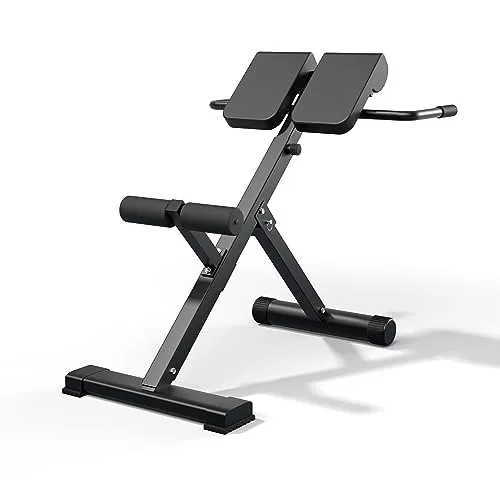 Rückenstrecker mit 45-Grad-Hyperextension – verstellbare Höhe und Rückenlehne