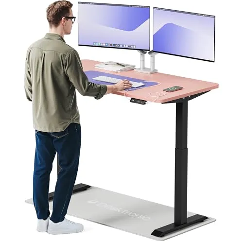 Desktronic HomeOne – Elektrisch höhenverstellbarer Schreibtisch mit Touchscreen-Steuerung