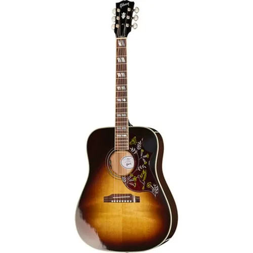 Gibson Hummingbird Standard Vintage Sunburst - Moderne Akustikgitarre mit massiver Sitka-Fichtendecke und LR Baggs VTC Elektronik, perfekt für Musiker, die Klang und Stil schätzen.