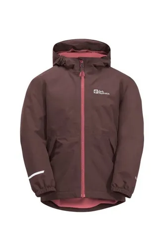 Jack Wolfskin SNOWY DAYS JACKET K - Funktionsjacke für Kinder, wasserdicht und winddicht, ideal für kalte Tage mit warmem Fleece-Futter und reflektierenden Details für mehr Sicherheit.
