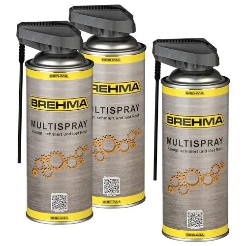 3x BREHMA Cobra Sprühkopf Multispray 400ml Multifunktionsöl Öl Vielzweckspray Kriechöl