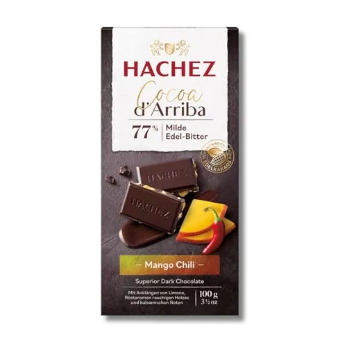 Hachez Cocoa Tafel - Cocoa d'Arriba Tafel Mango (1x 100 g)