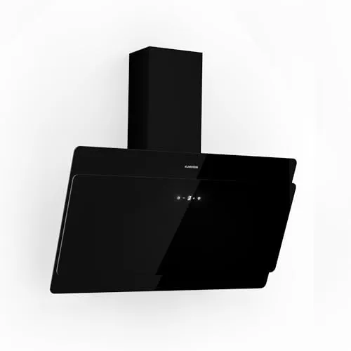 Klarstein Dunstabzugshaube 90cm - Leistungsstarke Kopffreihaube - Dunstabzugshaube mit 595 m³/h Abluftleistung, spülmaschinenfestem Fettfilter und elegantem Design. Ideal für jede Küche und sorgt für frische Luft beim Kochen.