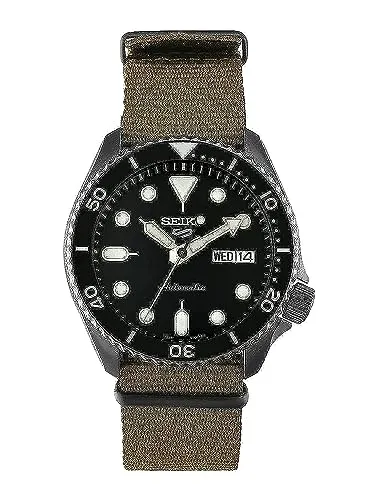 Seiko Herren-Armbanduhr SRPD65K4 mit Stoffband