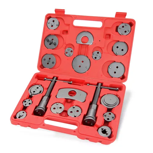 21tlg Bremskolbenrücksteller Set mit Magnetspindel - Praktisches 21-teiliges Set für die einfache Rückstellung von Bremskolben. Ideal für den professionellen Einsatz in Werkstätten und für Heimwerker. Robust und effizient!