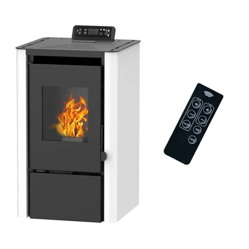 Anita Luft-Pelletofen 7,6 kW weiß Sannover