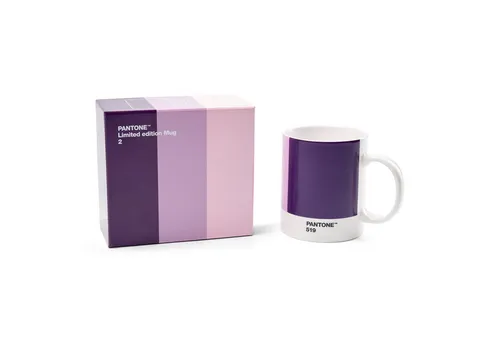 PANTONE Porzellan Kaffeebecher 375ml - Limited Edition No. 2 - Kaffeetasse aus hochwertigem Fine China, 375ml, in Geschenkbox. Exklusive Limited Edition mit 5.000 Stück, spülmaschinengeeignet und ideal für jeden Anlass.