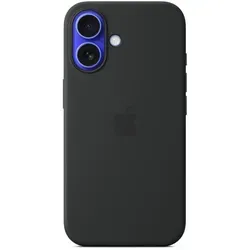 iPhone 16 Silicone Case with MagSafe - Schwarz, 55% recyceltes Material, perfekter Schutz und müheloses kabelloses Laden