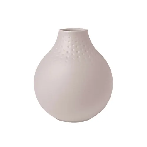 Villeroy & Boch Manufacture Collier Beige Vase Perle klein 12 cm Manufacture Collier 1016865516