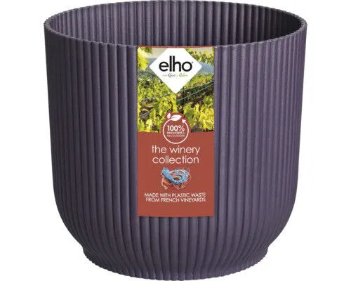 Blumentopf Elho Winery Kunststoff Ø 18 cm H 16,8 cm lila