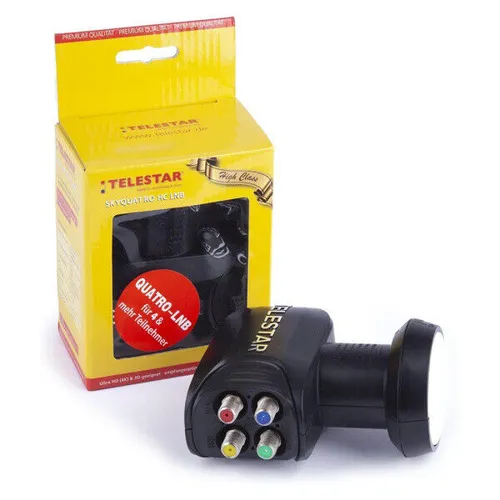 Telestar SKYQUATRO HC Quattro LNB LNC Sat HDTV Quatro-LNB Multischalter