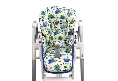 BambiniWelt by Rafael K. Hochstuhlauflage Ersatzbezug Sitzkissen kompatibel mit PEG PEREGO Prima Pappa Diner, für Kinderhochstuhl