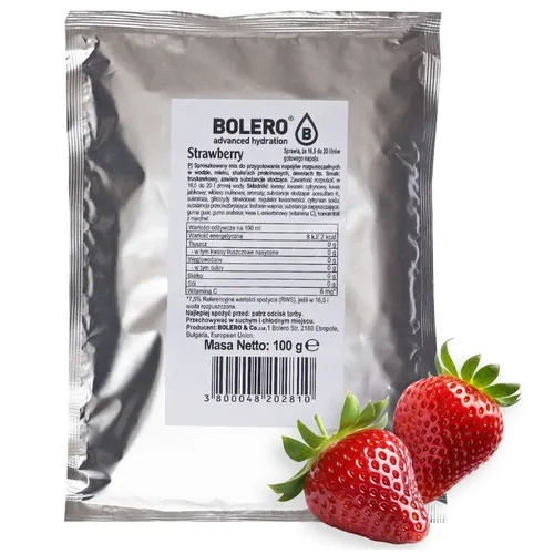 Bolero Beutel Instant-Getränk Erdbeere - 100 g von Bolero