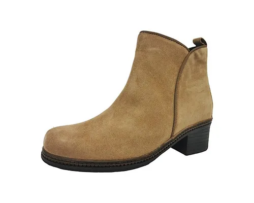 Gabor Damen Ankle Boots Lion (Cognac) - Wanderschuhe mit Wechselfußbett und Best Fitting für optimalen Komfort. Ideal für den Übergang, aus hochwertigem Rauleder und Glattleder gefertigt.