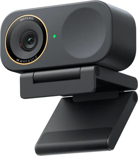 Insta360 Link2C Pro Webcam schwarz – Hochauflösende Bildqualität - Die Insta360 Link2C Pro Webcam bietet gestochen scharfe 4K-Bildqualität und eine kompakte Bauweise, ideal für professionelle Videoanrufe und Streaming.
