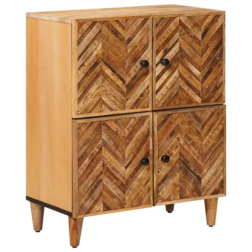 vidaXL Stauraumschränke Braun 60 x 33,5 x 75 cm aus massivem Mangoholz