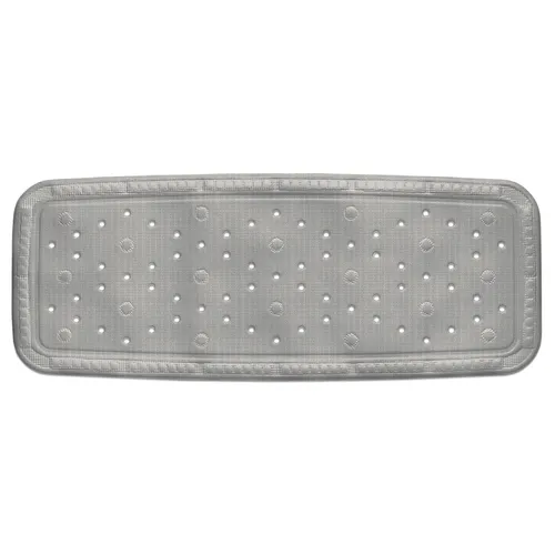 KELA Badewanneneinlage Antirutschmatte KRETA hellgrau 92 x 36 cm