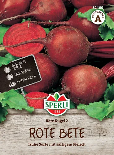 Mein schöner Garten DE SPERLI Rote Bete 'Rote Kugel 2', 1 Saattüte EH001441-001