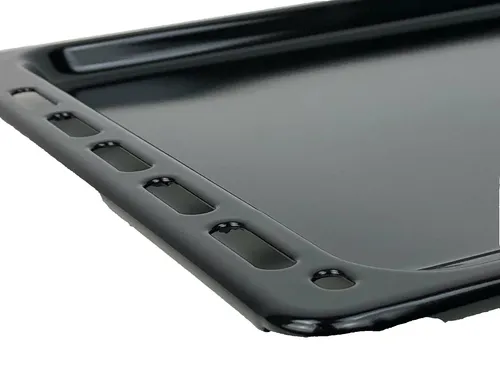 ORIGINAL Backblech 481010683241 Bauknecht Whirlpool - Backofen- & Herdteile: Emailliertes Backblech 445x375x17mm, ideal für gleichmäßiges Backen und perfekt passend für Whirlpool und Bauknecht.