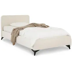 IDIMEX Polsterbett LAVORO 90x200 cm - Elegantes Einzelbett mit weichem Samtbezug und Roll-Lattenrost für optimalen Schlafkomfort, ideal für jeden Raum.