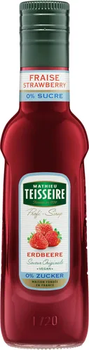 Mathieu Teisseire Getränke-Sirup Erdbeere 0% Zucker 0,25L (1er Pack)