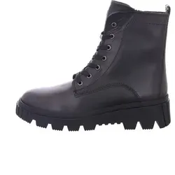 Gabor Schnürboots Damen 31363532303936 Schwarz 37 EU - Wanderschuhe aus hochwertigem Glattleder mit wärmendem Fleece-Innenfutter, ideal für Komfort und Stil bei Outdoor-Aktivitäten. Praktischer Reißverschluss für einfaches An- und Ausziehen.