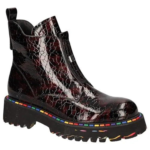 GO Stiefelette in rot, Gr. 36 - 36 2 - Elegante Damen Stiefeletten aus hochwertigem Glattleder, ideal für den Alltag. Der innenliegende Reißverschluss sorgt für einfaches An- und Ausziehen. Die farbige Gummisohle bietet Stabilität und Rutschfestigkeit.