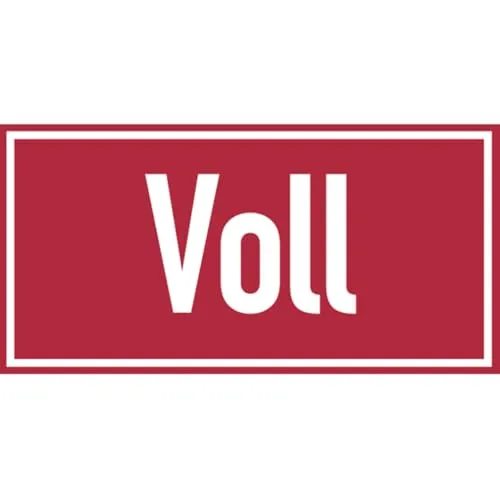 Dreifke® Hinweisschild, Voll, 100 x 200 mm, Magnetfolie - 200x100x0.6 mm Magnetfolie | 1 Stk