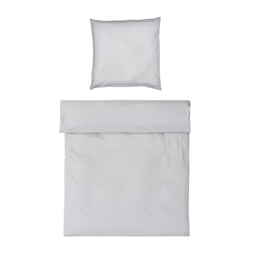 MÖVE Luxury Bettwäsche-Set 135x200 cm + 80x80 cm - Bettwäsche-Set aus 100% Premium Baumwolle, 300 tc, elegant mit Zierstick und verdecktem Reißverschluss – perfekt für stilvolles Schlafen.