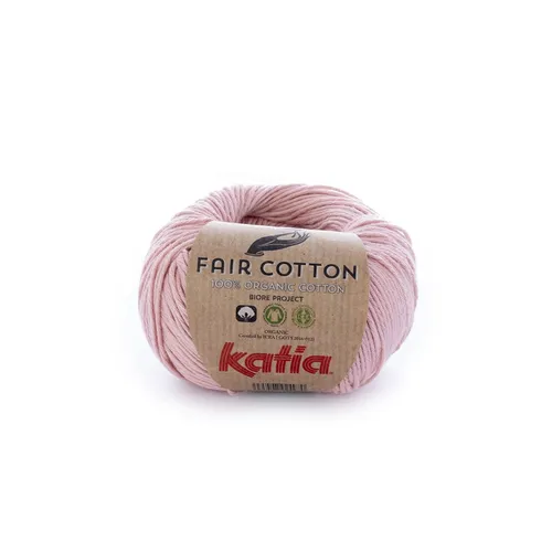 FAIR COTTON von Katia - SALMÓN (13) - 50 g / ca. 155 m Wolle
