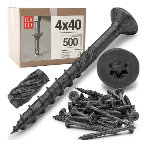 Selbstschneidende Schrauben Ø 4,0x40 mm 500 Stk. Senkkopf T20